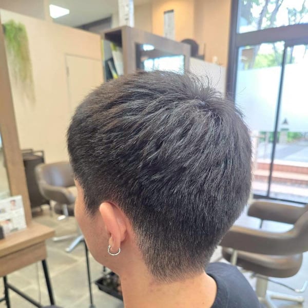 メンズカット/パーマ/グレイカラー/鎌取駅/韓国風/白髪染め