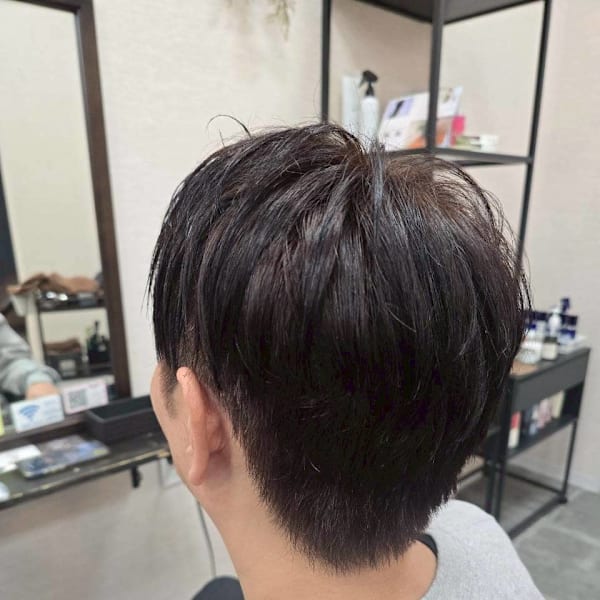 メンズカット/パーマ/グレイカラー/鎌取駅/韓国風/白髪染め