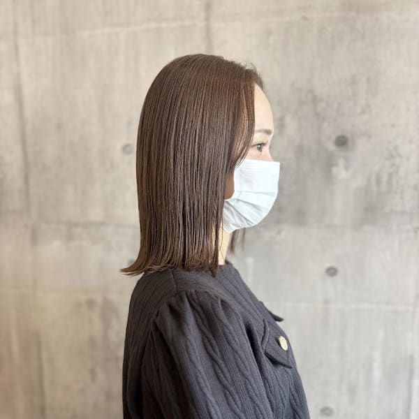 ボブ × ブラウンベージュ《 ARCH Mayu 》|ARCH