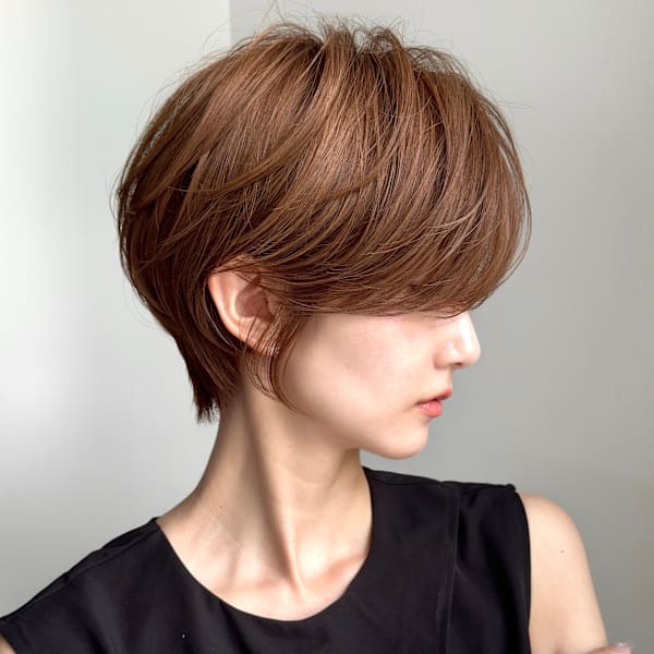 前下がりショート・ボブ/絶壁解消/前髪あり/40代/30代|INCEPTION  GINZA 銀座