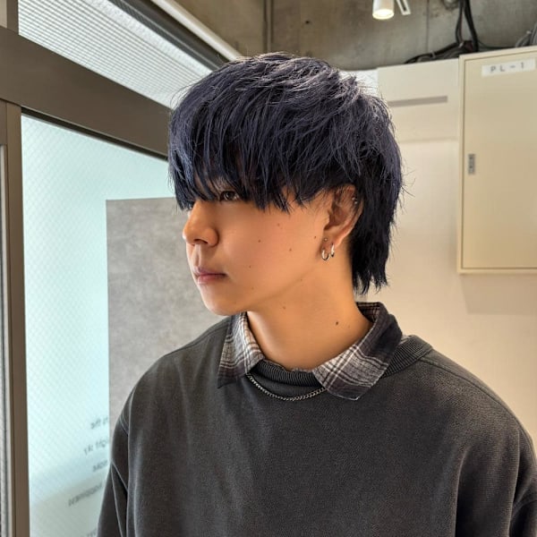 takumi/アンブレラカラー/メンズウルフ|MOON by KENJE