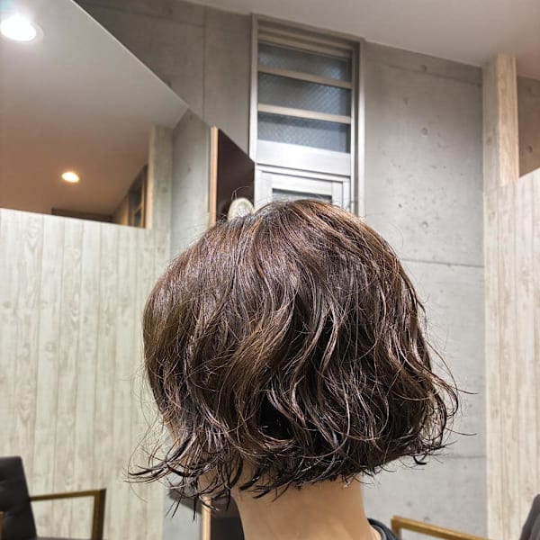 ミニBOB×パーマ|Prism