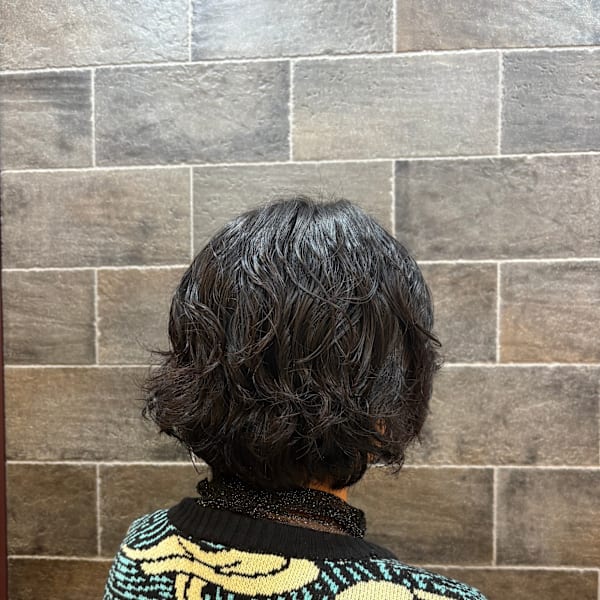 ショートボブパーマ