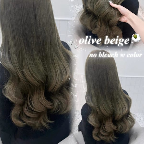 ダブルカラーオリーブ＊rina/小顔/大須 /栄|Lilme