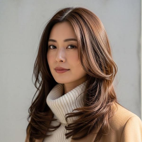 ハイレイヤーカット/ハイレイヤーウルフ/シャギー/