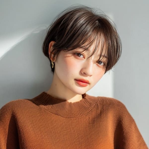 マッシュショート ショートボブ 小顔カット 20代 艶髪|CAPA central 天神・大名店