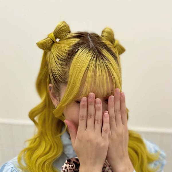 【ヘアメ】立体リボンハーフツイン♪_ユウ(大須)