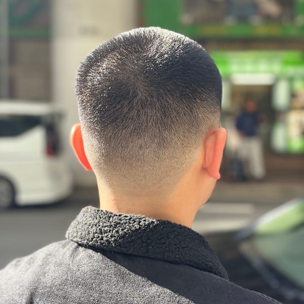 坊主フェード