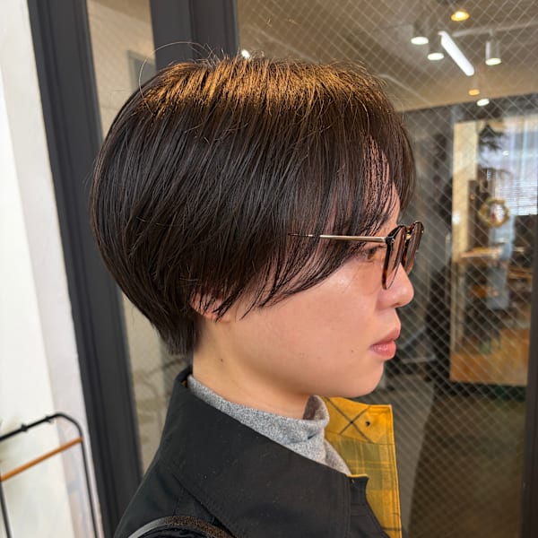 マッシュショート　ナチュラルショート