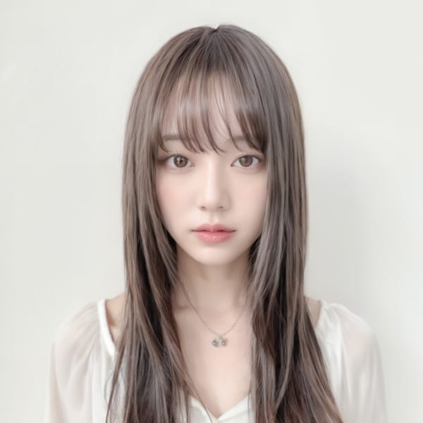透明感あふれるロングレイヤー