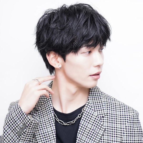 眉毛カット ニュアンスパーマ フェザーパーマ 20代 束感|髪質改善 SEPT. 天神大名