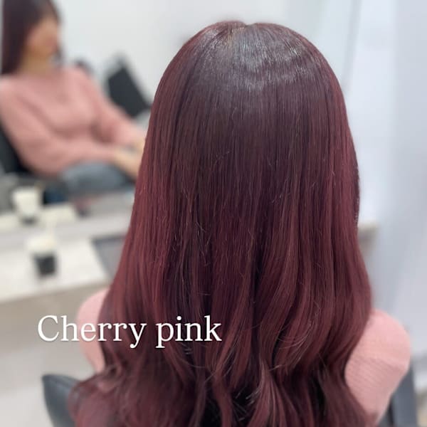 チェリーピンクカラー🎶🍒