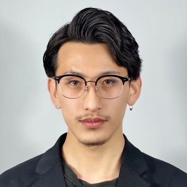 【知的・爽やか】大人に似合う王道センターパート・ニュアンスパ