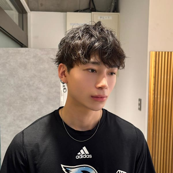 takumi/メンズマッシュ/シャドウパーマ/レイヤー|MOON by KENJE