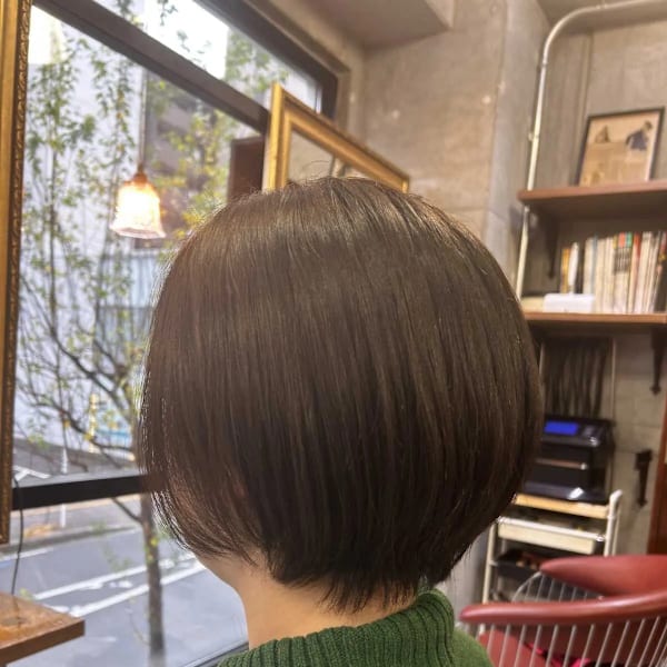 ショートグラデーションボブスタイル|Lourdes hair design