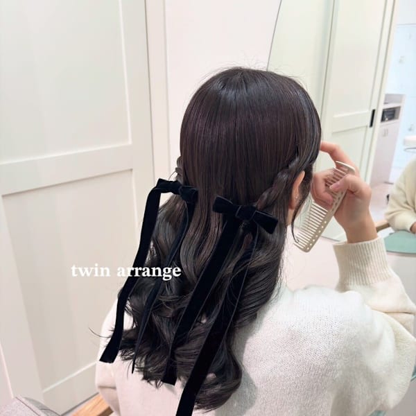 20代・30代・40代似合う小顔ヘアセット♪二次会ブライダル