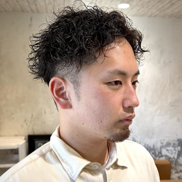 【大村指名】メンズカット大人男性ツイストスパイラル