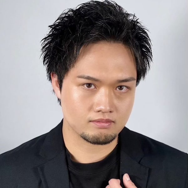 好印象ビジネス！アップバング×ツーブロック・ワイルドショート|ヒロ銀座ヘアーサロン銀座一丁目店