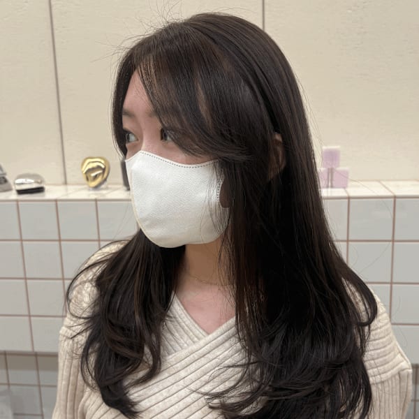 レイヤー［酸性ストレート/ヘアセット]|re’ll*花屋併設の美容院*