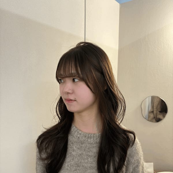 透明感カラー ［酸性ストレート/ヘアセット]|re’ll*花屋併設の美容院*