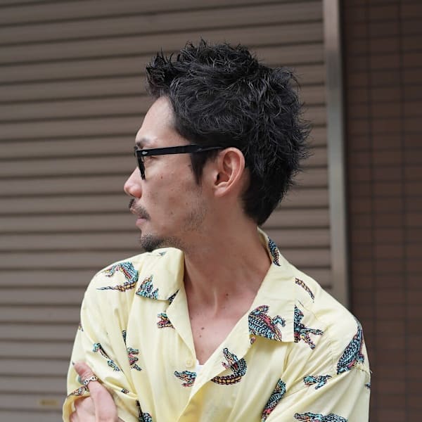 ベリーショートパーマメンズ