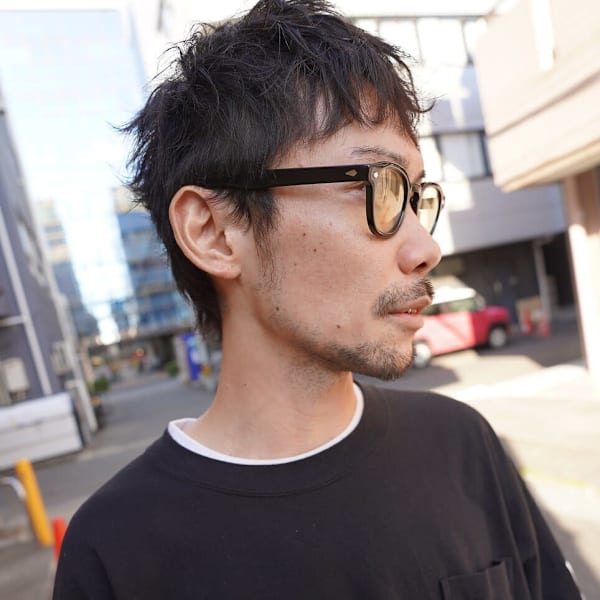 ベリーショートパーマメンズ