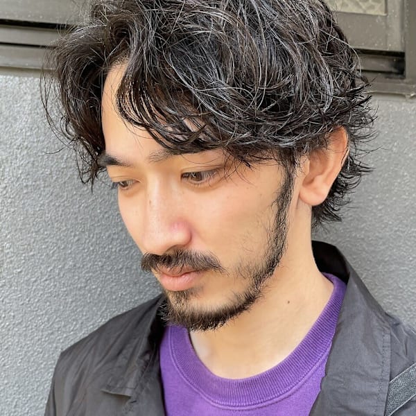 グランジパーマ無造作パーマスパイラルパーマ波巻スパイラル