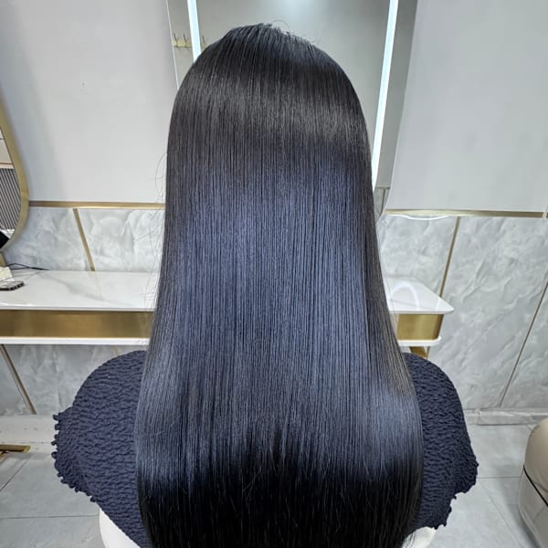 【うる艶No.1❤︎】髪質改善×ブルーブラック|髪質改善/縮毛矯正専門店Hailey