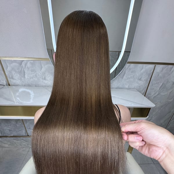 【大人気MENU❤︎】ブリーチ縮毛矯正×カット×髪質改善TR|髪質改善/縮毛矯正専門店Hailey