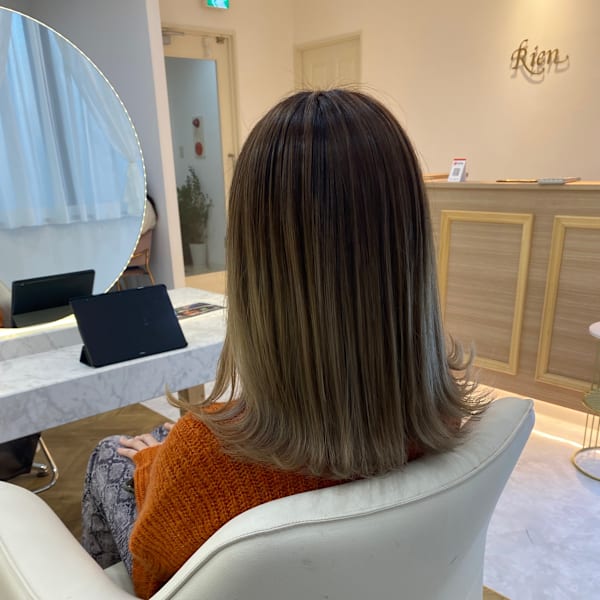 ナチュラルバレイヤージュ[韓国/上尾]|hair salon Rien 上尾店