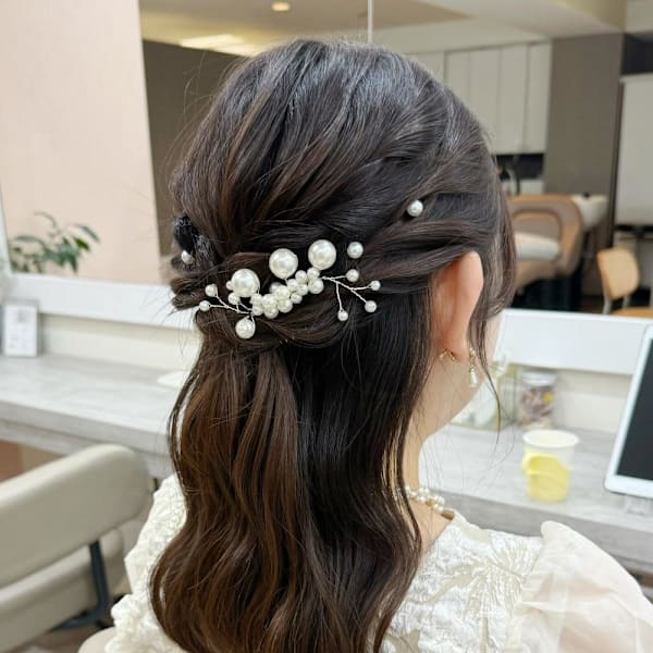 お呼ばれヘア〜ハーフアップ〜