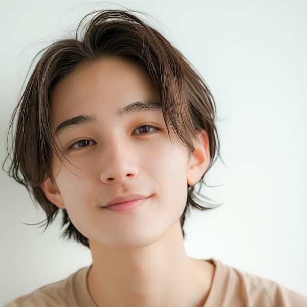 20代30代40代　ナチュラルマッシュ束感イメチェン＃20