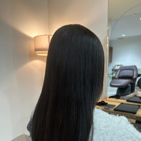 ロング縮毛矯正/ストレート/艶髪