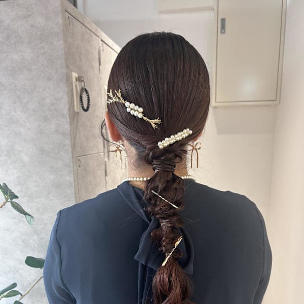 Nanaka/ヘアセット編みおろし|MOON by KENJE