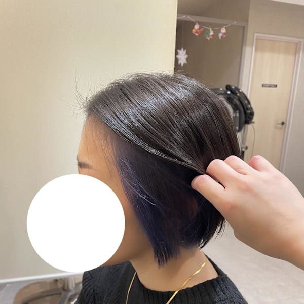 ブルーパープル インナーカラー