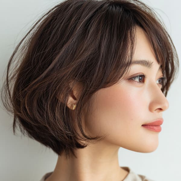 ナチュラルなのに洗練された大人のボブスタイル［鷺ノ宮］