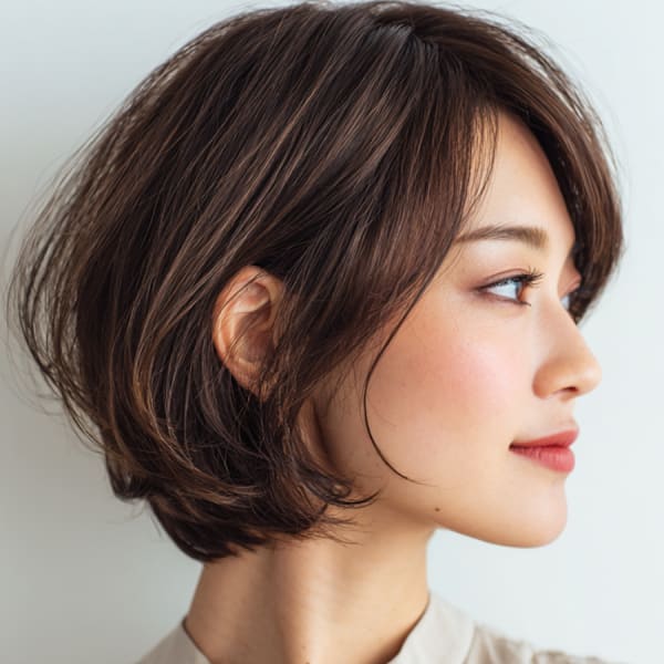 大人の美シルエットショートボブ［鷺ノ宮］