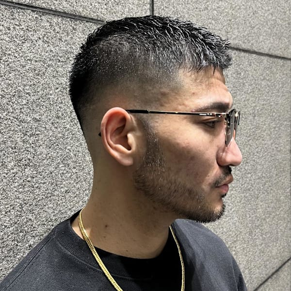 銀座 理容室 スキンフェード ベリーショート