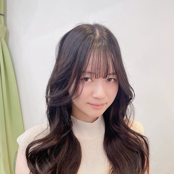 髪質改善/透明感カラー/顔まわりレイヤー/カット/韓国/前髪|newi saLyu 立川
