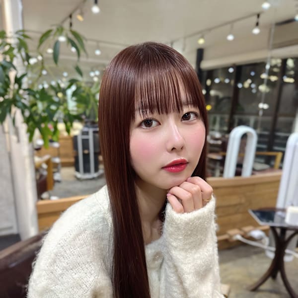 髪質改善　美髪ラベンダーカラー