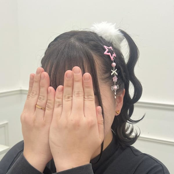 【ヘアメ】りんごちゃんヘア♪_ユウ