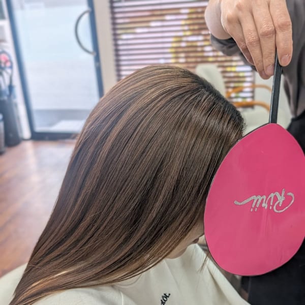 冬の艶髪、縮毛矯正から2週間…。 