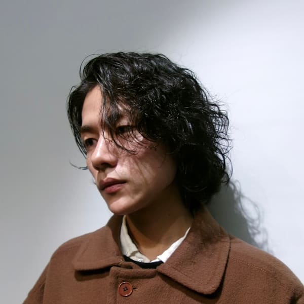 men's cut　メンズカット　癖毛