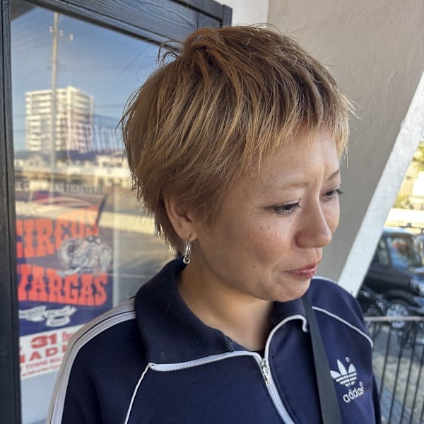 ブロンドベリーショート