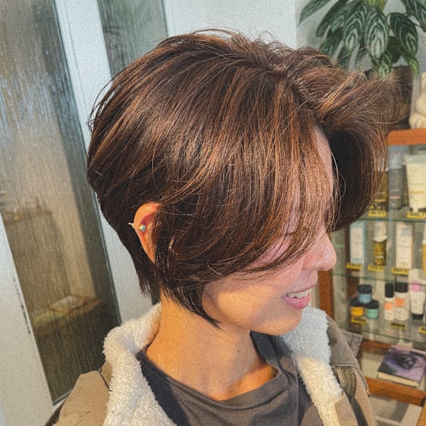 ショート/ハイライトカラー/デザインカラー