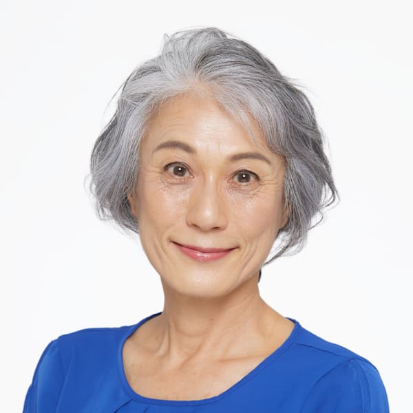 50代・60代の方に◎前下がりショートボブ
