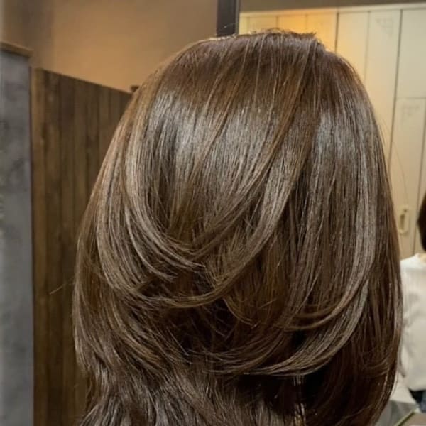 髪質改善×韓国レイヤーカット LADiX 三宮×スタイル|髪質改善×韓国レイヤーカット LADiX 三宮 ショートボブ（旧:LADiX【ラディックス】）