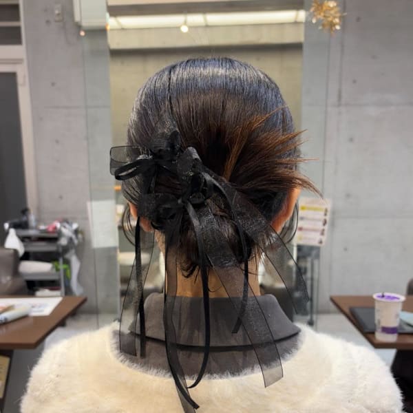 リボンかちもりアレンジ