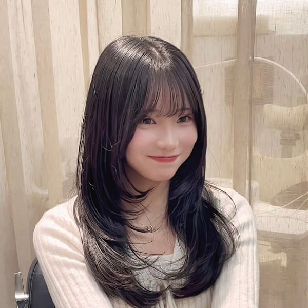 大人かわいいエギョモリミルクティーブラウン ひし形シルエット