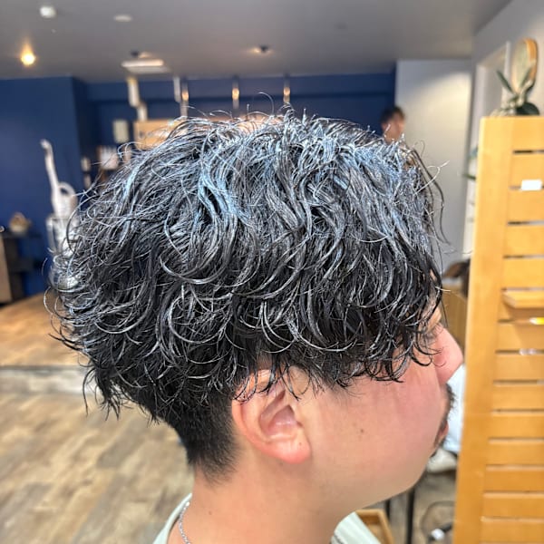 波巻きセンターパート|SKY FIELD HAIR